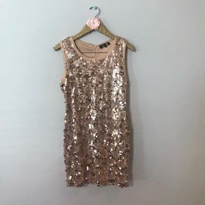Beautiful rose gold dress( new)